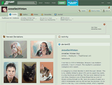 Tablet Screenshot of anneliesvrinten.deviantart.com