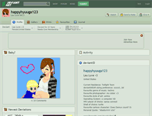 Tablet Screenshot of happyhyuuga123.deviantart.com