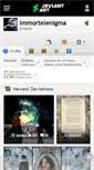 Mobile Screenshot of immortelenigma.deviantart.com
