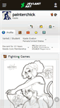 Mobile Screenshot of painterchick.deviantart.com