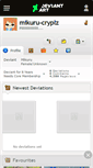 Mobile Screenshot of mikuru-cryplz.deviantart.com