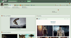 Desktop Screenshot of capasin.deviantart.com