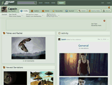 Tablet Screenshot of capasin.deviantart.com