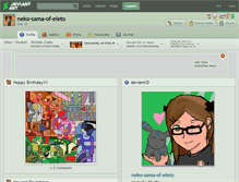 Tablet Screenshot of neko-sama-of-eleto.deviantart.com