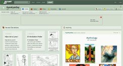 Desktop Screenshot of kyonkyonsoy.deviantart.com