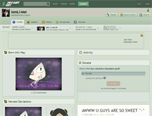 Tablet Screenshot of iamli-mei.deviantart.com