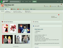 Tablet Screenshot of hsm-party-girl.deviantart.com