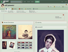 Tablet Screenshot of elif-yemenici.deviantart.com
