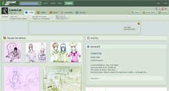 Desktop Screenshot of comiccat.deviantart.com