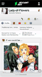Mobile Screenshot of lady-of-flowers.deviantart.com
