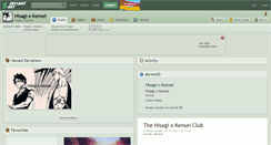 Desktop Screenshot of hisagi-x-kensei.deviantart.com