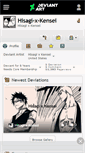Mobile Screenshot of hisagi-x-kensei.deviantart.com