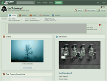 Tablet Screenshot of dastotenkopf.deviantart.com