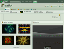 Tablet Screenshot of bandit4edu.deviantart.com