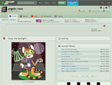 Tablet Screenshot of angelic-1ove.deviantart.com