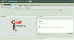 Desktop Screenshot of manamaraya.deviantart.com