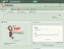 Tablet Screenshot of manamaraya.deviantart.com