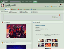 Tablet Screenshot of destatidreamxiii.deviantart.com