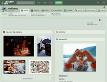 Tablet Screenshot of maithany.deviantart.com
