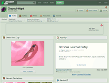 Tablet Screenshot of cheysuli-night.deviantart.com