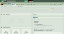 Desktop Screenshot of love-and-rope.deviantart.com