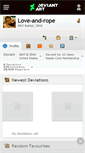 Mobile Screenshot of love-and-rope.deviantart.com