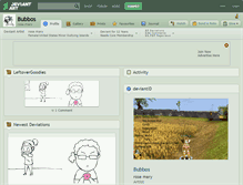 Tablet Screenshot of bubbos.deviantart.com