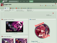 Tablet Screenshot of dragon-dark.deviantart.com