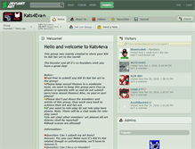Tablet Screenshot of kats4eva.deviantart.com