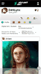 Mobile Screenshot of d4rklynx.deviantart.com
