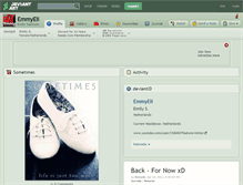 Tablet Screenshot of emmyeii.deviantart.com