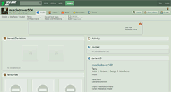 Desktop Screenshot of muscledrawer500.deviantart.com