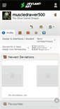 Mobile Screenshot of muscledrawer500.deviantart.com