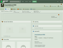 Tablet Screenshot of muscledrawer500.deviantart.com