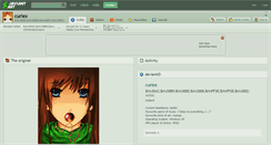 Desktop Screenshot of curlex.deviantart.com