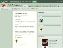 Tablet Screenshot of pinup-photography.deviantart.com