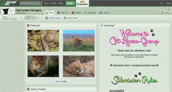 Desktop Screenshot of cat-lovers-group.deviantart.com