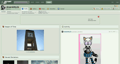 Desktop Screenshot of dreamkitty26.deviantart.com