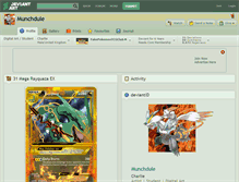 Tablet Screenshot of munchdule.deviantart.com