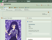 Tablet Screenshot of katzkatzkatz.deviantart.com