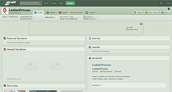 Desktop Screenshot of lesbianprincess.deviantart.com
