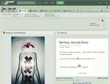 Tablet Screenshot of dan-ak.deviantart.com