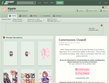 Tablet Screenshot of kiyorin.deviantart.com