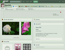 Tablet Screenshot of dara-doll.deviantart.com