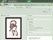 Tablet Screenshot of eynjehl.deviantart.com