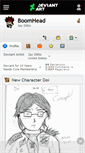 Mobile Screenshot of boomhead.deviantart.com
