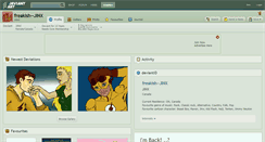 Desktop Screenshot of freakish--jinx.deviantart.com