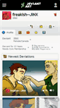 Mobile Screenshot of freakish--jinx.deviantart.com