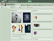 Tablet Screenshot of club-wendy.deviantart.com