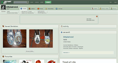 Desktop Screenshot of kittykatvond.deviantart.com